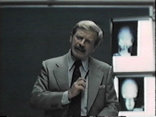 "...and these X-Rays of my brain explain why I was foolish enough to accept this role."