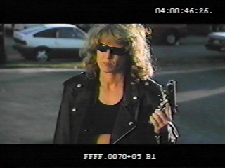 Jacquelyn Ruffner tries out for "Terminator 3"